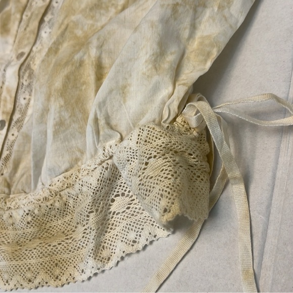 UNSUBSCRIBED COTTON TIE DYE BOHO BEACHY CROCHET TOP SIZE 8 - Picture 8 of 14